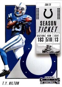 T.Y. Hilton Indianapolis Colts 2018 Panini Contenders NFL #57